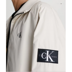 Giacca Calvin Klein Con Zip Integrale beige