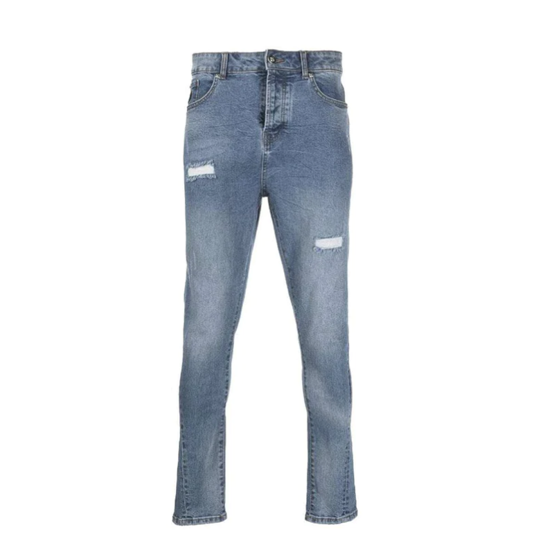 jeans John Richmond slim con strappi
